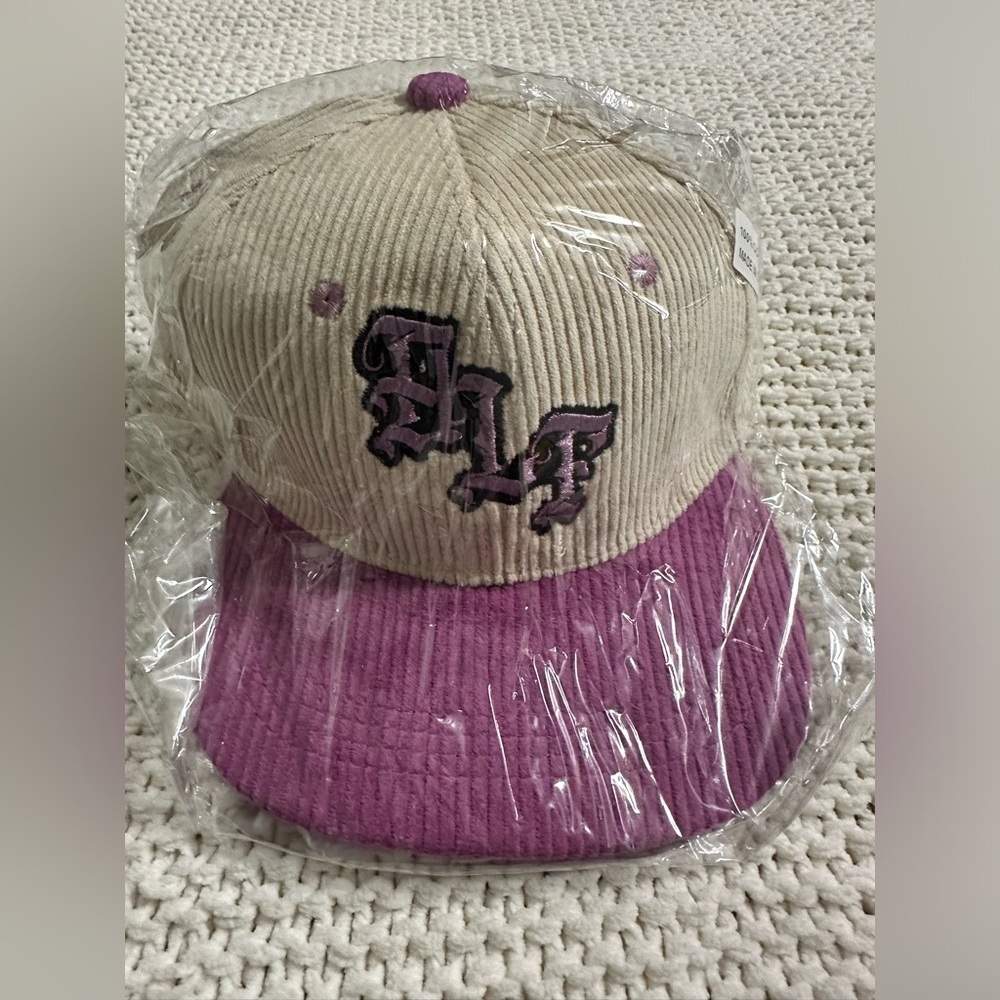 ALF 6 panel Medieval Logo Purple Grey Corduroy SnapBack